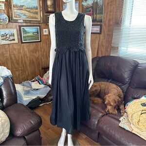 Vintage Boho Cottagecore Cotton Dress